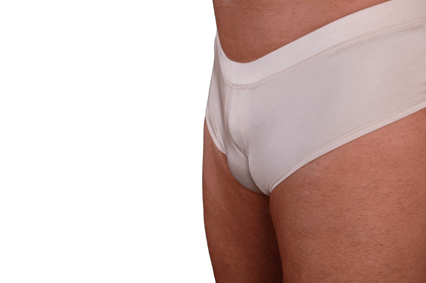 Girl Sissy Low Cut Deep Slit Micro Shorts